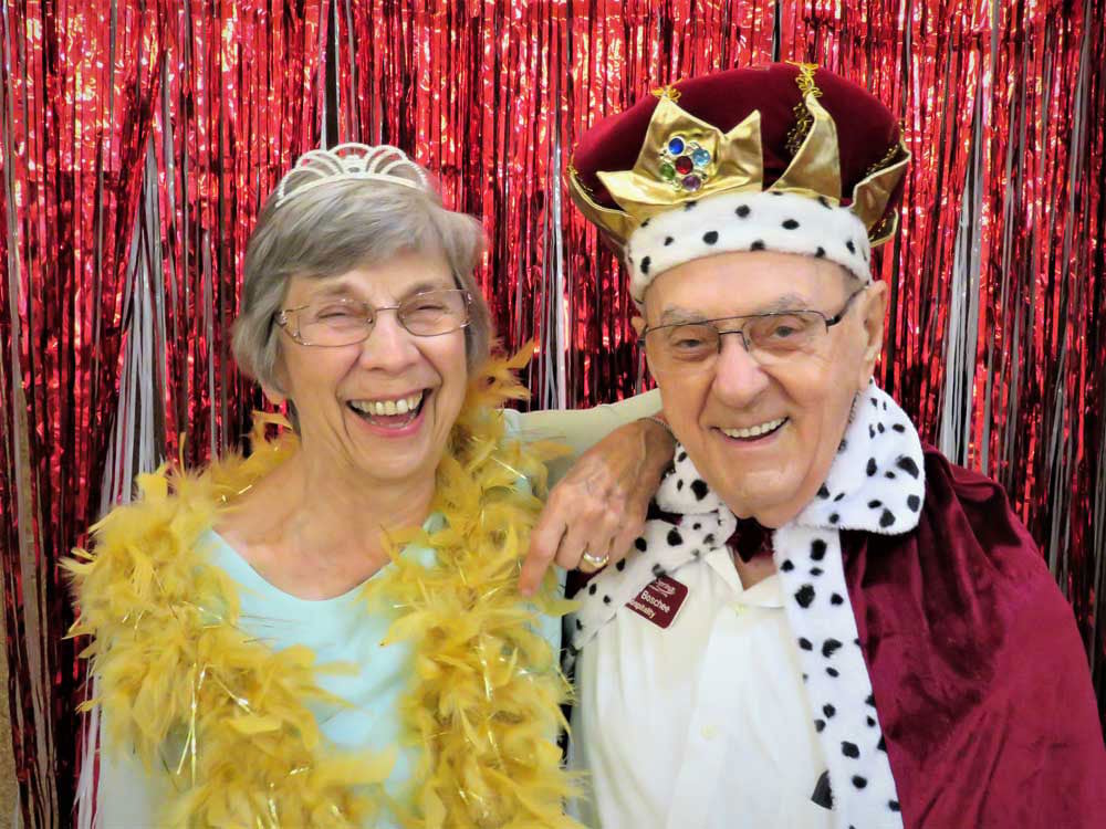 Residents enjoying activities and events at Mountain View Gardens