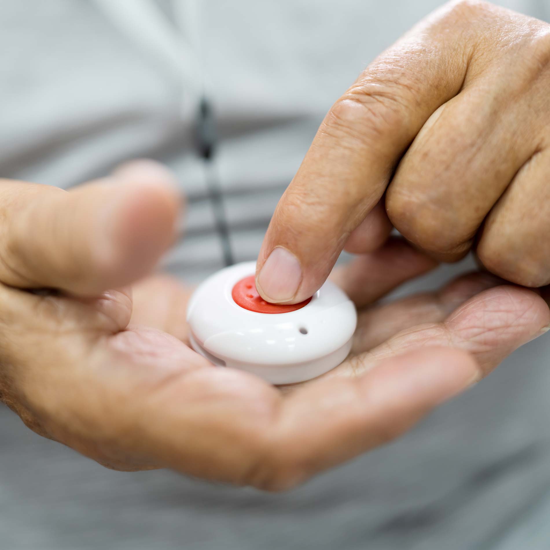 An emergency call button available to Mountain View Gardens residents